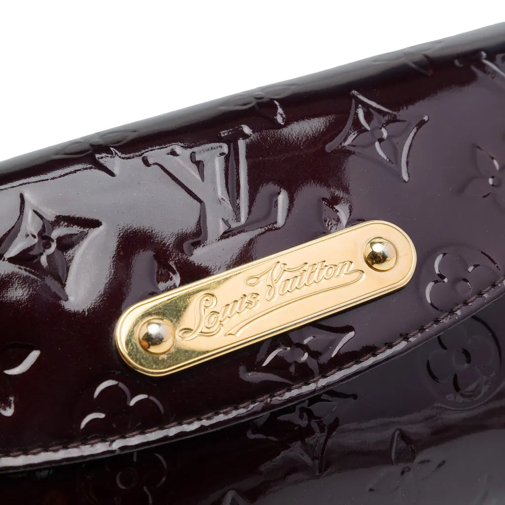 Louis Vuitton Monogram Vernis Sunset Boulevard Purple Leather Very good - Box View