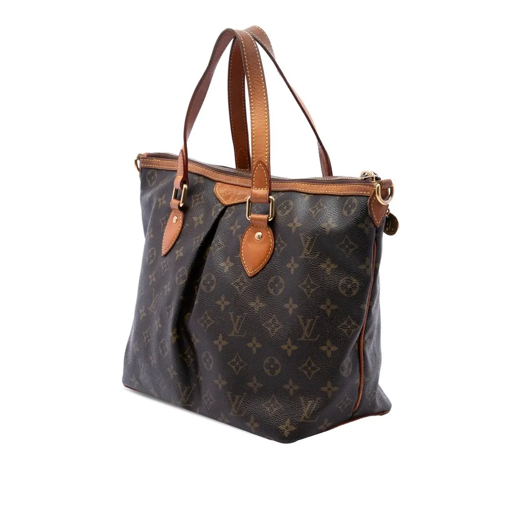 Louis Vuitton Monogram Palermo PM Brown Canvas Good - Back View