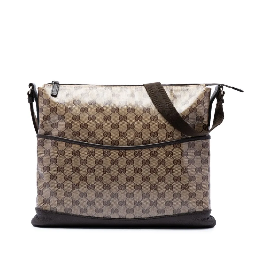 Gucci GG Crystal Crossbody Beige Very good - Front View