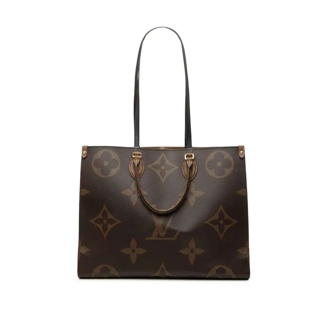 Louis Vuitton Monogram Reverse Giant OnTheGo GM Brown Canvas Very good - Front View