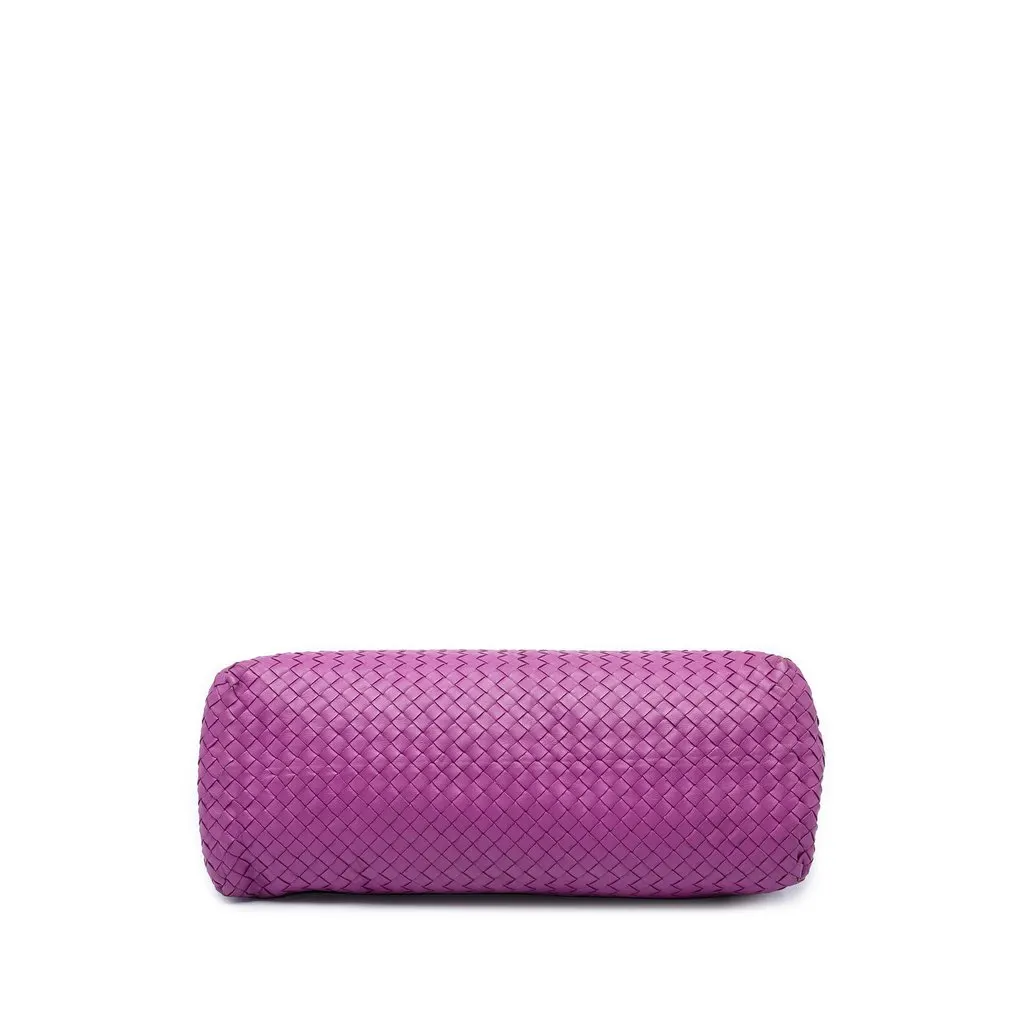 Bottega Veneta Large Nappa Intrecciato Double Chain Tote Purple Leather Very good - Inside View