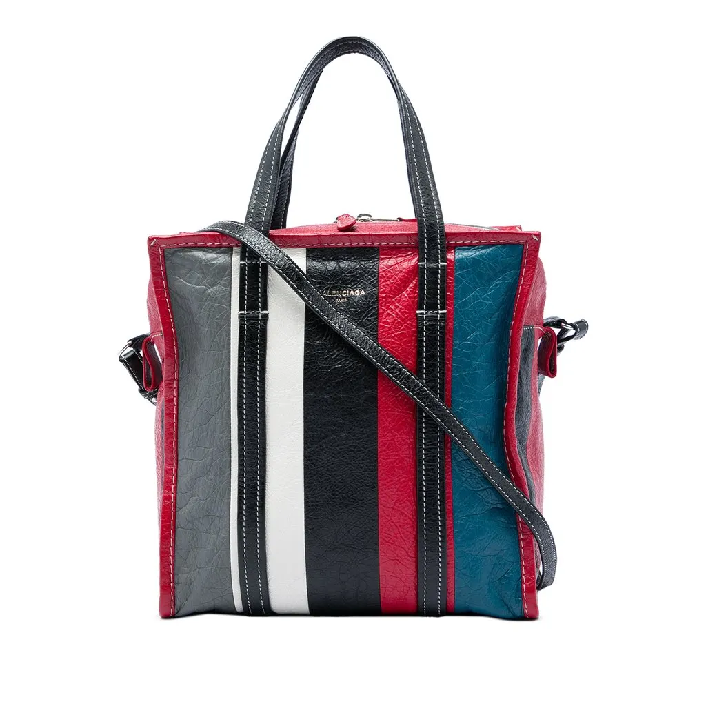 Balenciaga Lambskin Bazar Shopper Tote S Red Leather Very good - Front View