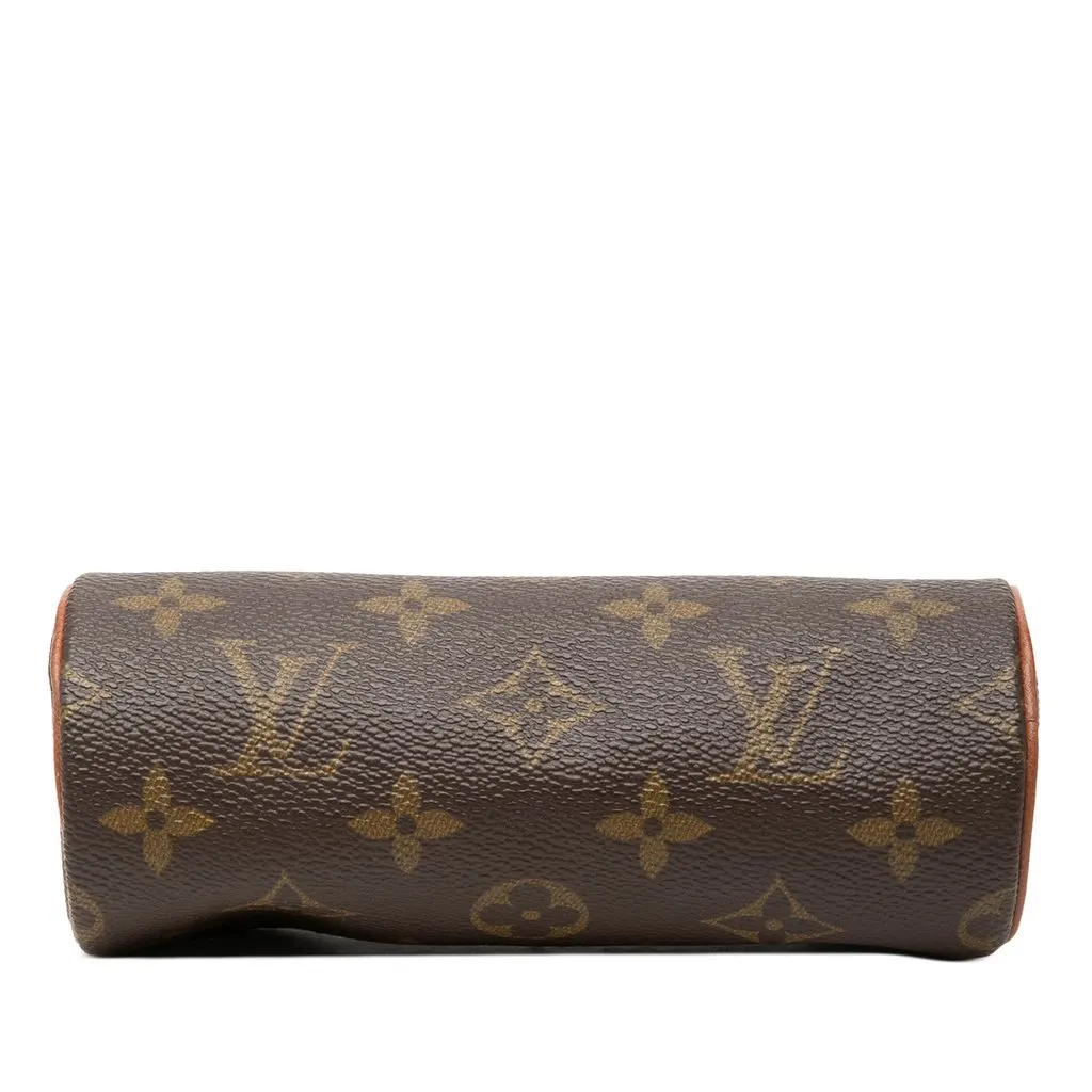 Louis Vuitton Monogram Papillon Pochette Brown Canvas Very good - Inside View