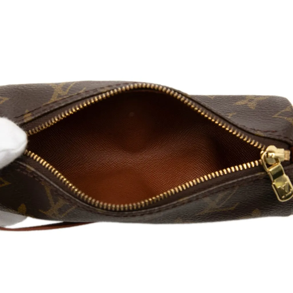 Louis Vuitton Monogram Papillon Pochette Brown Canvas Very good - Model View