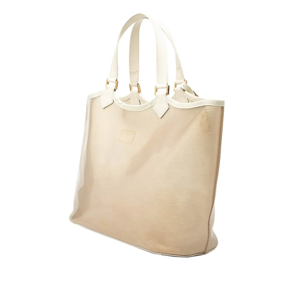 Louis Vuitton Epi Plage Lagoon Bay GM White Plastic Very good - Back View