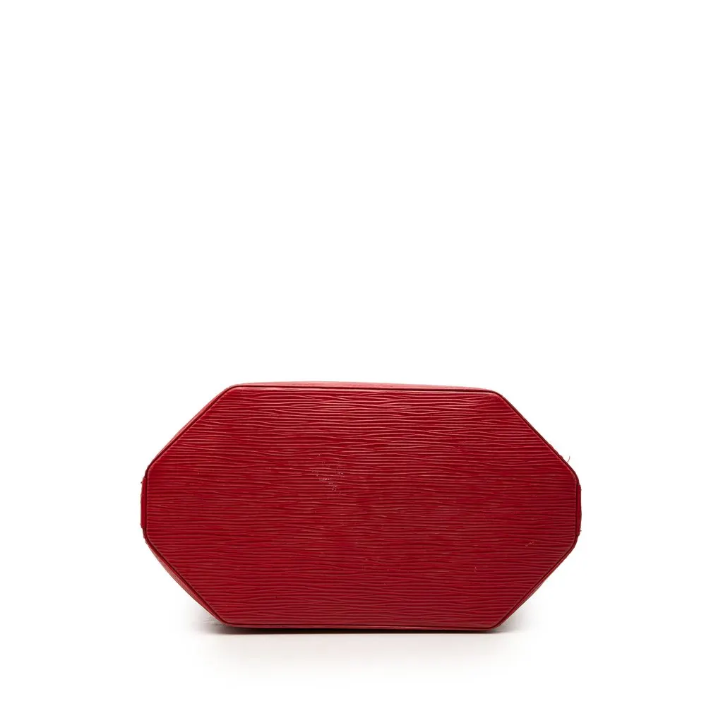 Louis Vuitton Epi Sac D Epaule PM Red Leather Good - Inside View