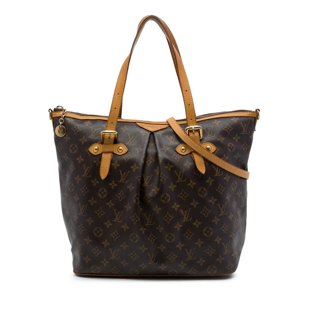 Louis Vuitton Monogram Palermo GM Brown Canvas Very good - Front View