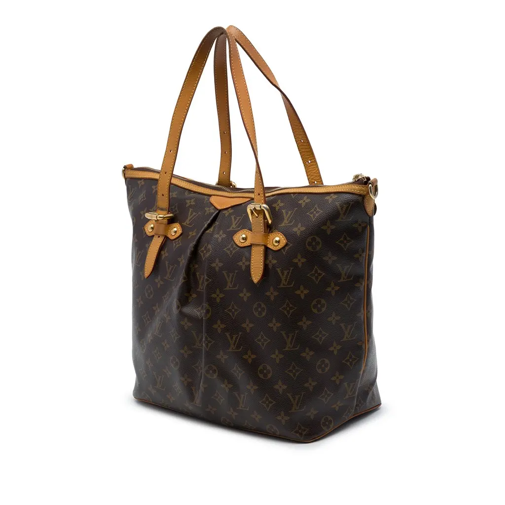 Louis Vuitton Monogram Palermo GM Brown Canvas Very good - Back View
