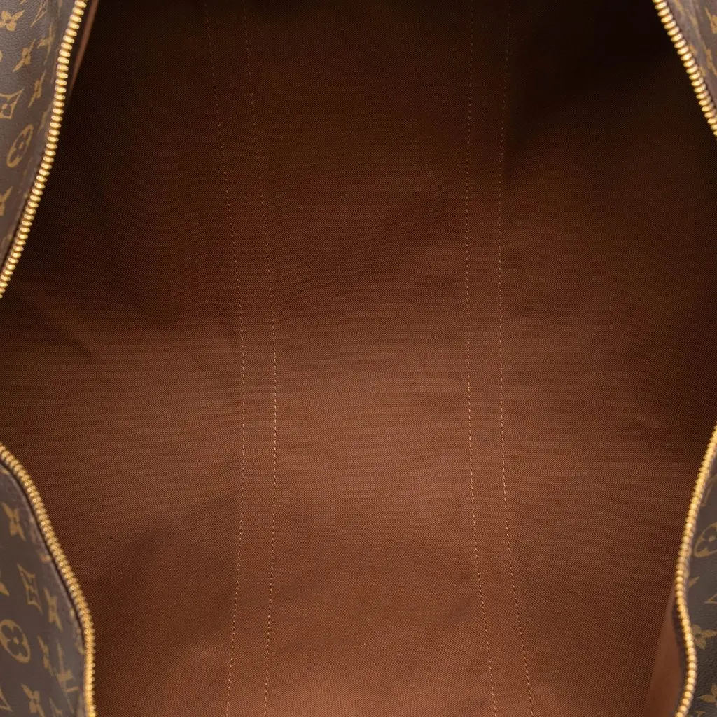 Louis Vuitton Monogram Keepall 55 Brown Very good - Model View