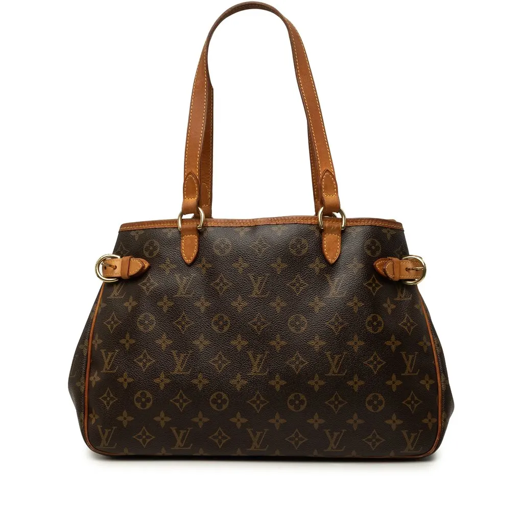 Louis Vuitton Monogram Batignolles Horizontal Brown Canvas Good - Front View