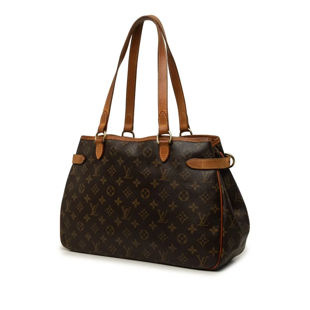 Louis Vuitton Monogram Batignolles Horizontal Brown Canvas Good - Back View