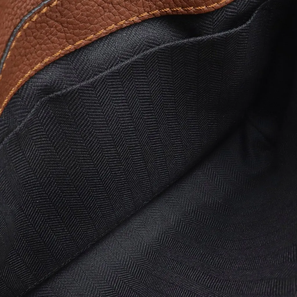 LOEWE Leather Anagram Military Belt Bag Brown Leather Very good - Inside View
