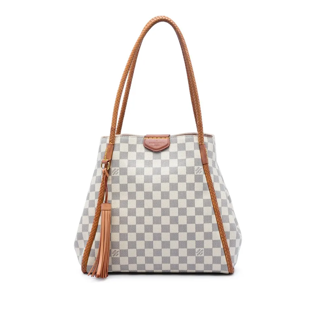 Louis Vuitton Damier Azur Propriano White Very good - Front View