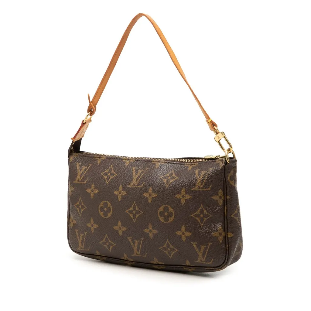 Louis Vuitton Monogram Pochette Accessoires Brown Very good - Back View