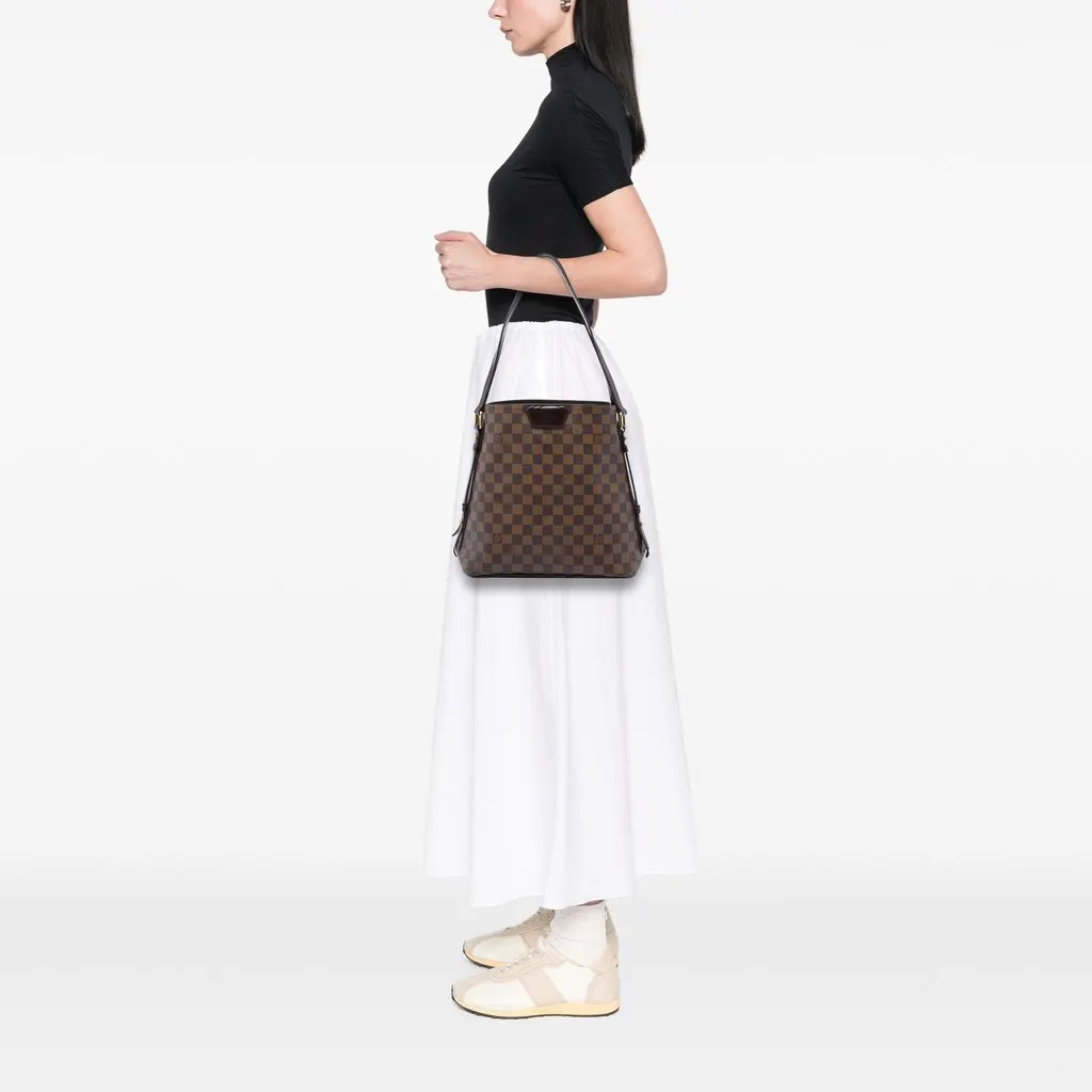 Louis Vuitton Damier Ebene Cabas Rivington Brown Canvas Very good - Box View