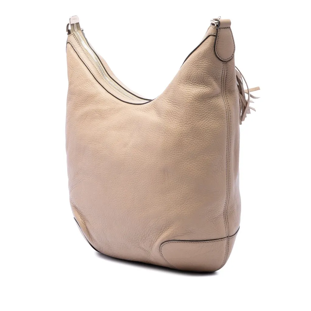 Gucci Calfskin Soho Chain Shoulder Bag Brown Leather Very good - Back View