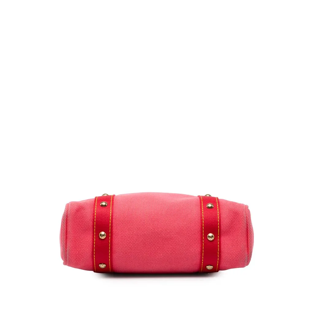 Louis Vuitton Antigua Cabas MM Pink Canvas Good - Inside View