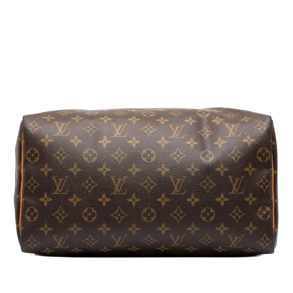 Louis Vuitton Monogram Speedy 35 Brown Canvas Good - Inside View