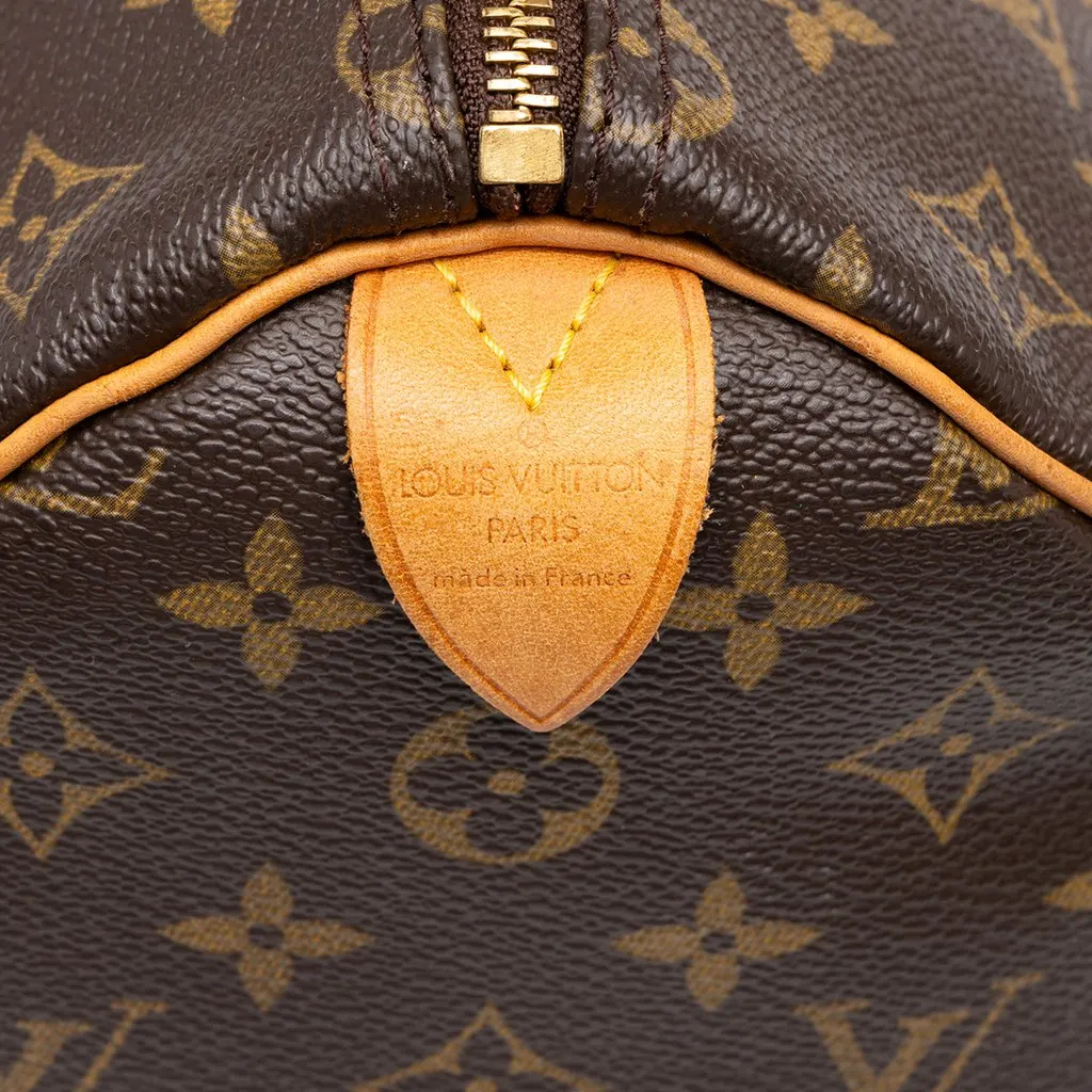 Louis Vuitton Monogram Speedy 35 Brown Canvas Good - Box View