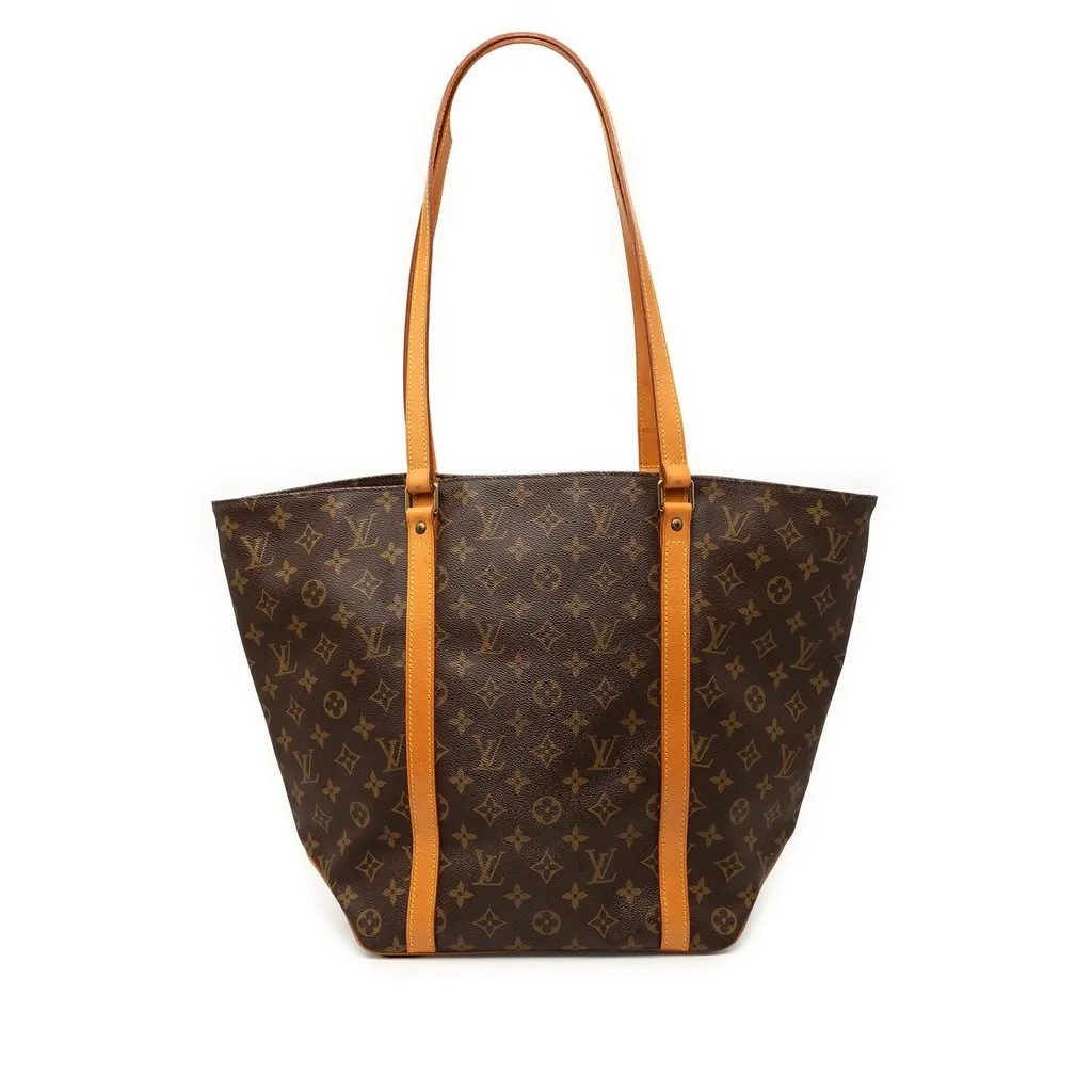 Louis Vuitton Monogram Sac Shopping Brown Very good - Front View