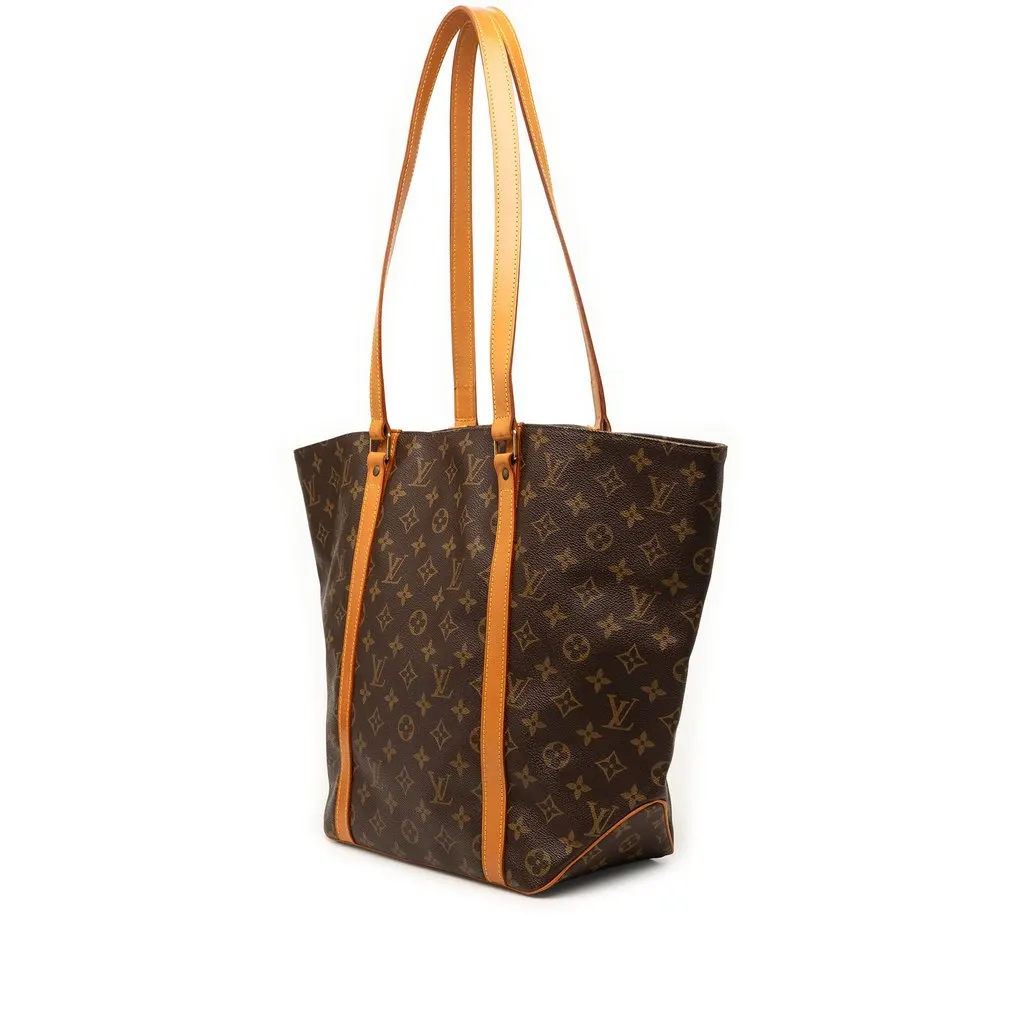 Louis Vuitton Monogram Sac Shopping Brown Very good - Back View