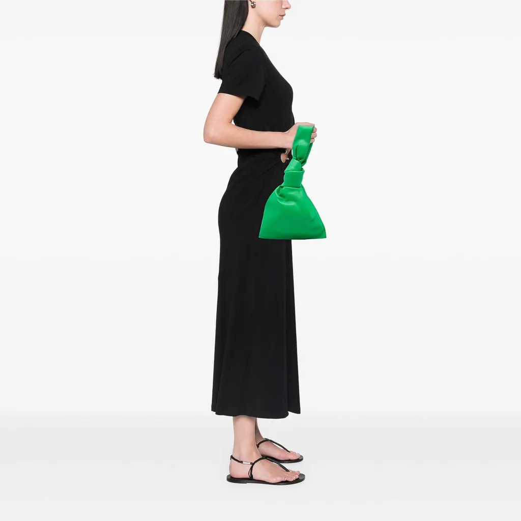 Bottega Veneta MIni Nappa The Twist Handbag Green Leather Very good - Box View