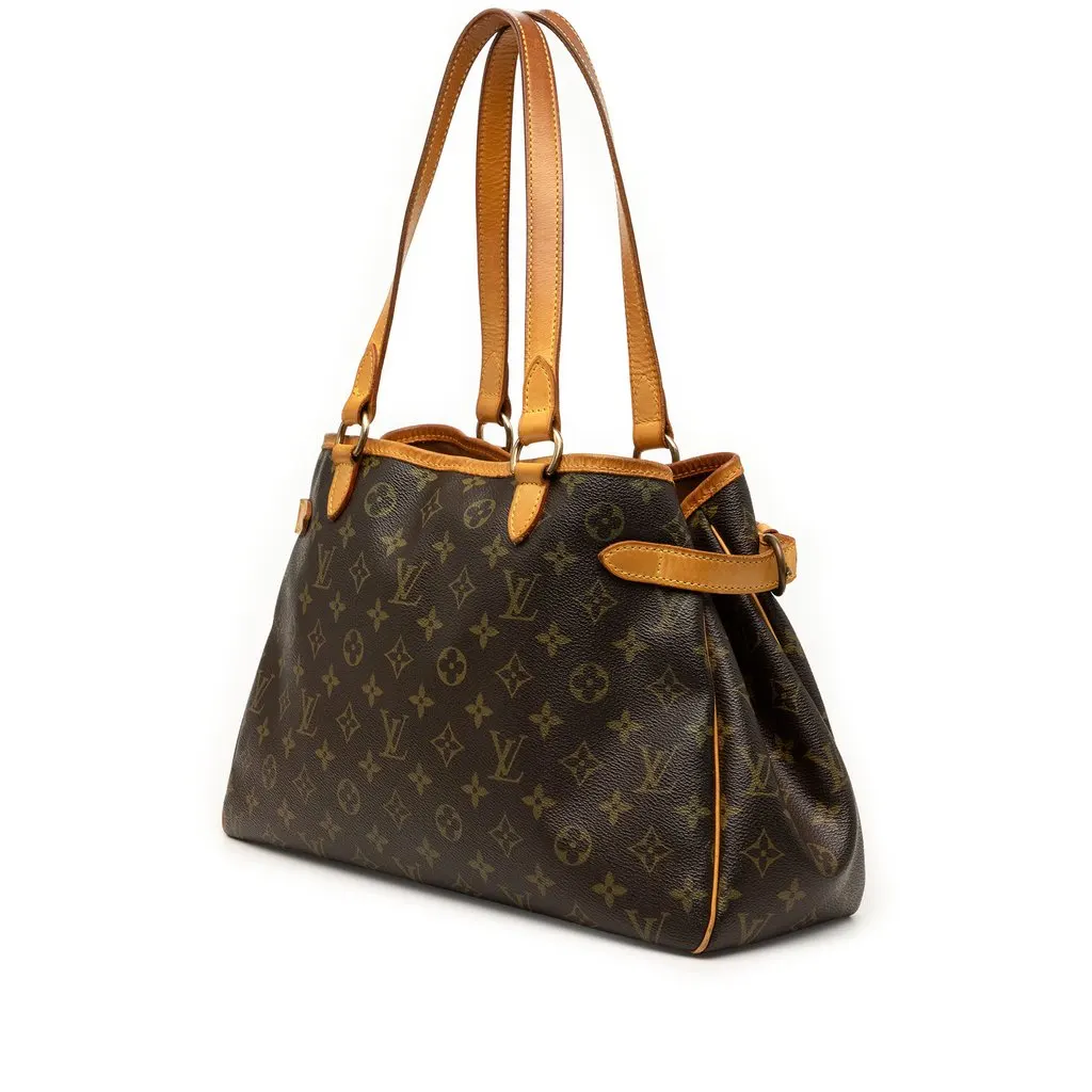 Louis Vuitton Monogram Batignolles Horizontal Brown Very good - Back View