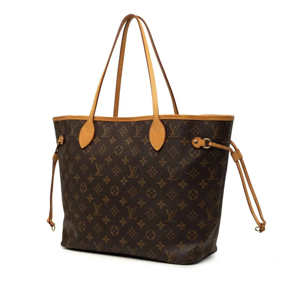 Louis Vuitton Monogram Neverfull MM Brown Very good - Back View