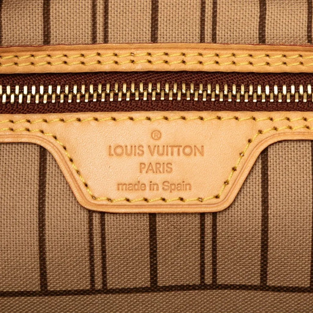 Louis Vuitton Monogram Neverfull MM Brown Very good - Box View