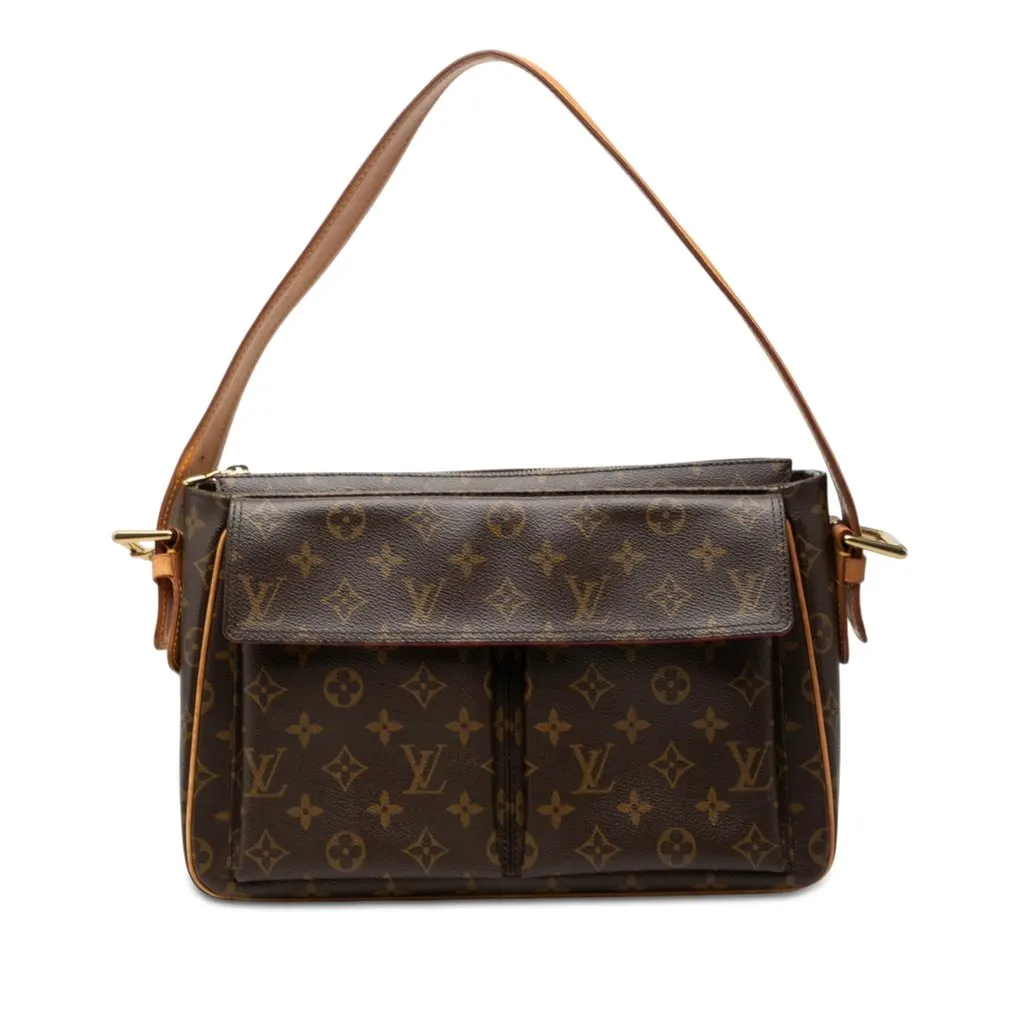 Louis Vuitton Monogram Viva Cite GM Brown Good - Front View