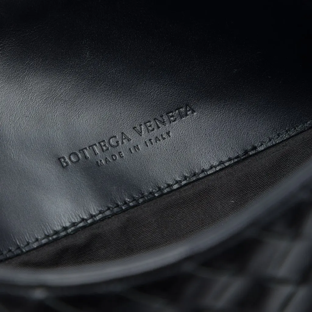 Bottega Veneta Nappa Intrecciato Crossbody Black Leather Very good - Box View