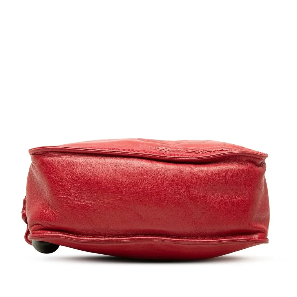 Loewe Nappa Anagram Shoulder Bag Red Leather Very good - Inside View