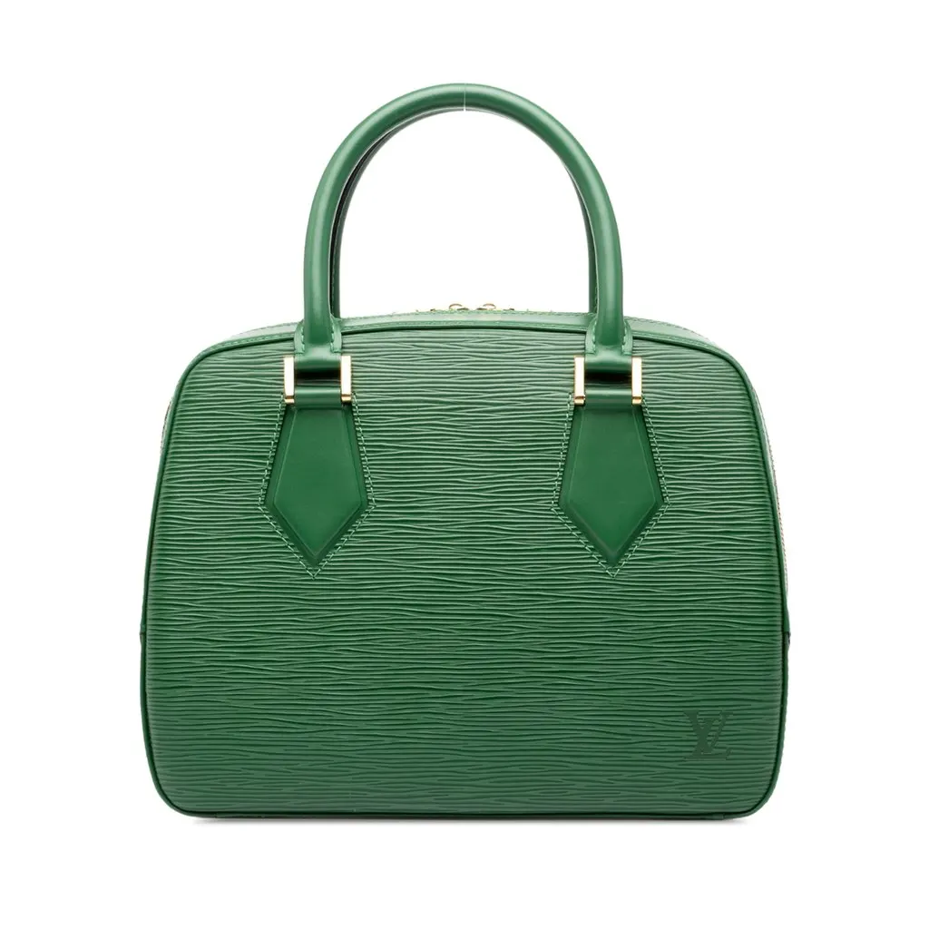 Louis Vuitton Epi Sablons Green Leather Good - Front View