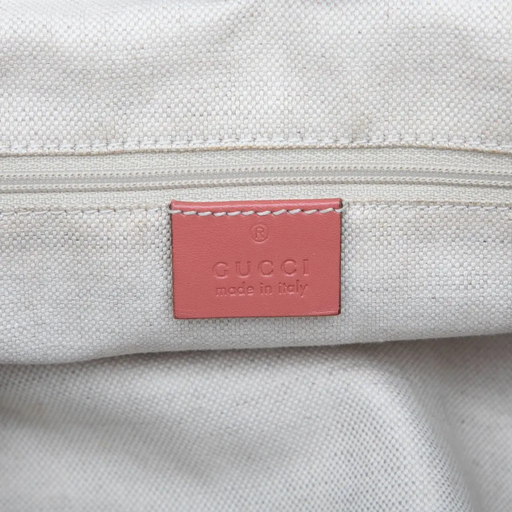 Gucci Medium Diamante Canvas Sukey Tote Beige Very good - Box View