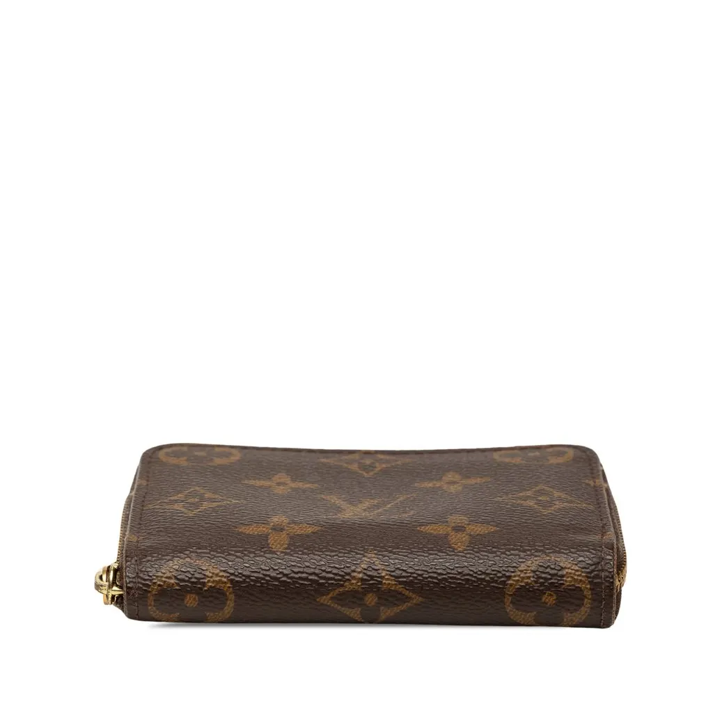 Louis Vuitton Monogram Zippy Coin Purse Brown Very good - Inside View
