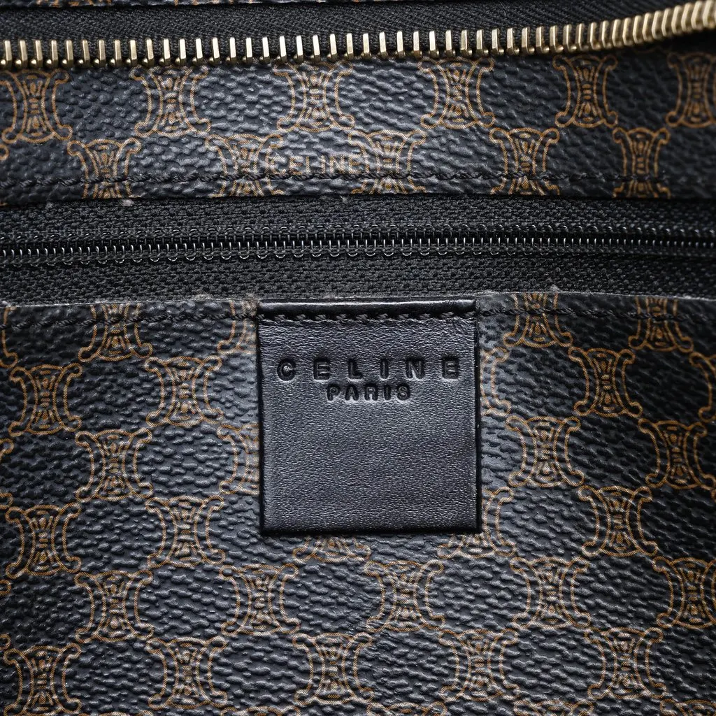 Celine Macadam Coated Canvas Tote Brown Canvas Very good - Box View