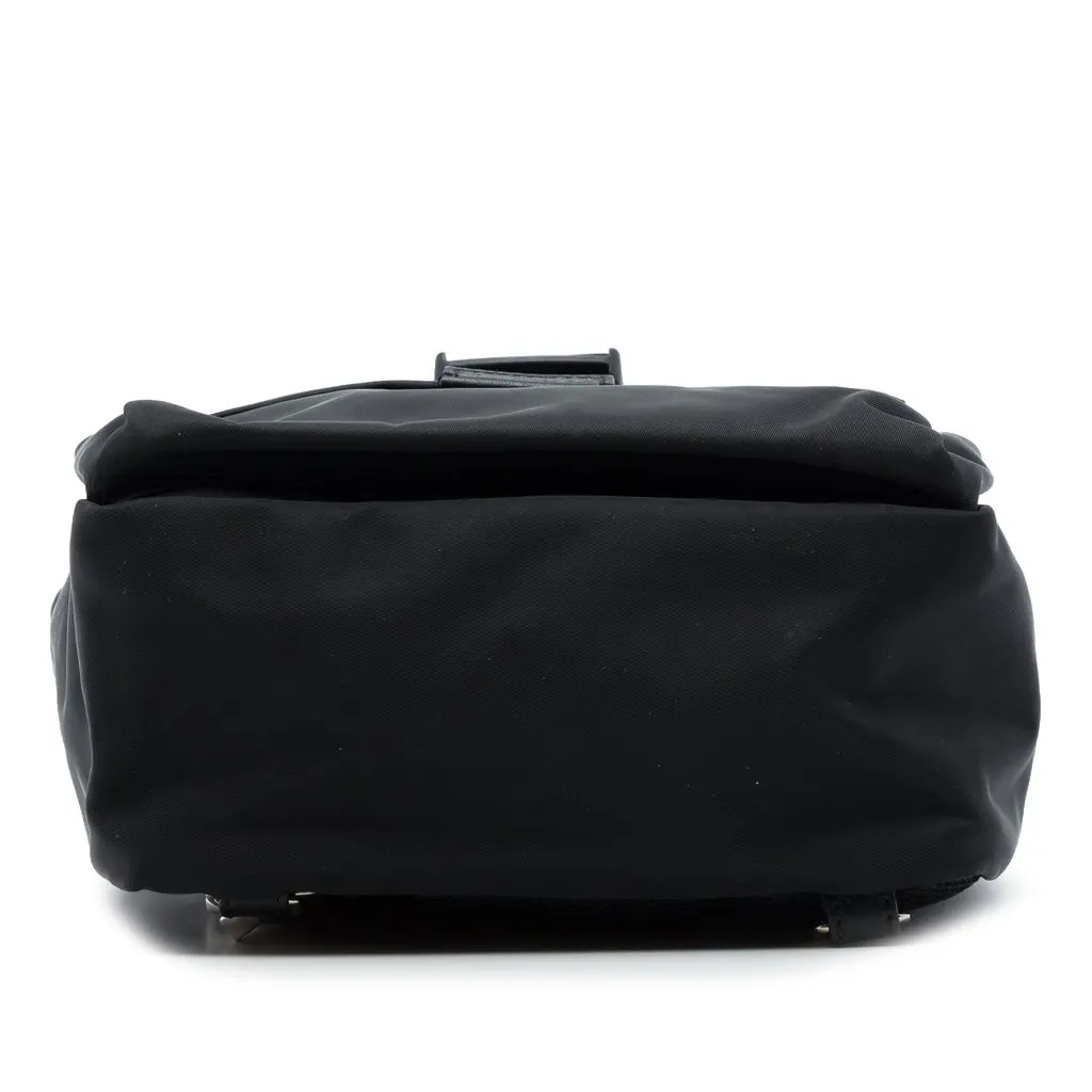 Fendi Small Fendiness Econyl Nylon Backpack Black Polyamide Very good - Inside View