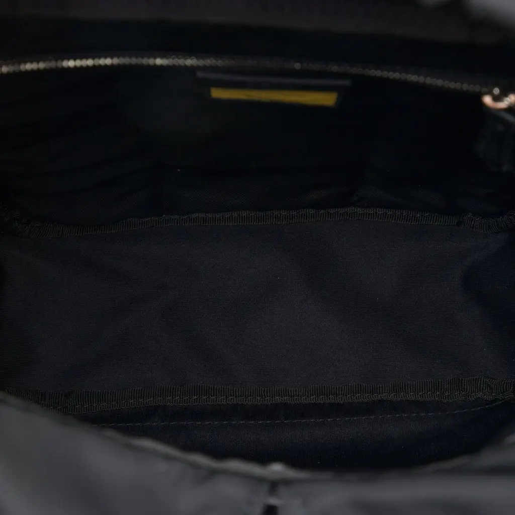 Fendi Small Fendiness Econyl Nylon Backpack Black Polyamide Very good - Model View