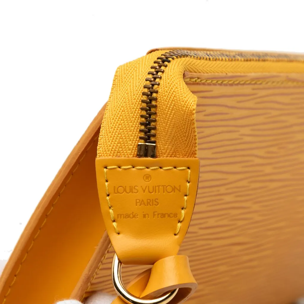 Louis Vuitton Epi Pochette Accessoires Yellow Leather Very good - Box View