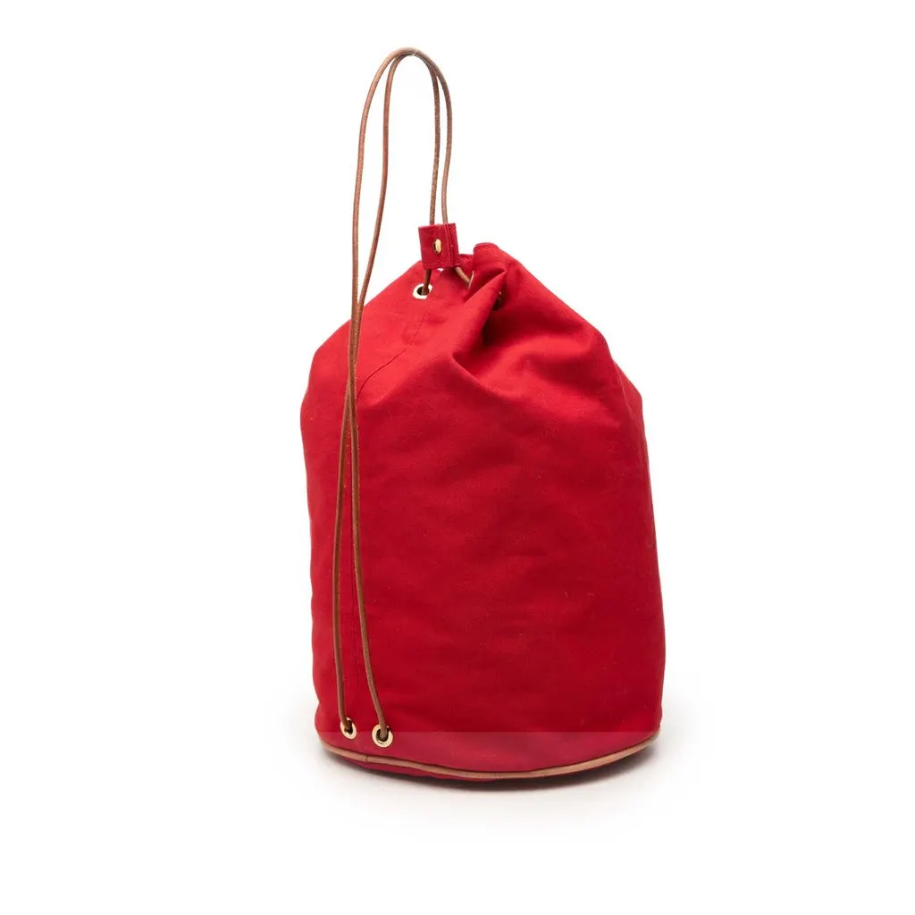 Hermès Toile Polochon Mimile Red Very good - Back View