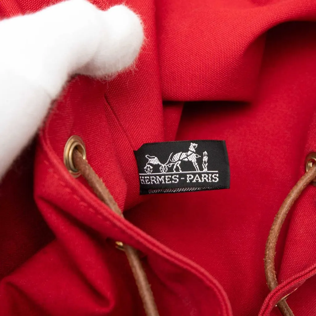 Hermès Toile Polochon Mimile Red Very good - Box View