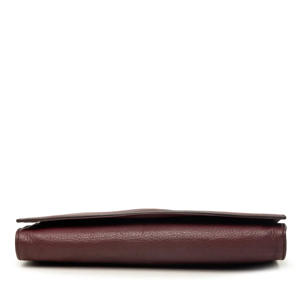 Gucci Calfskin Soho Disco Clutch Red Leather Very good - Inside View