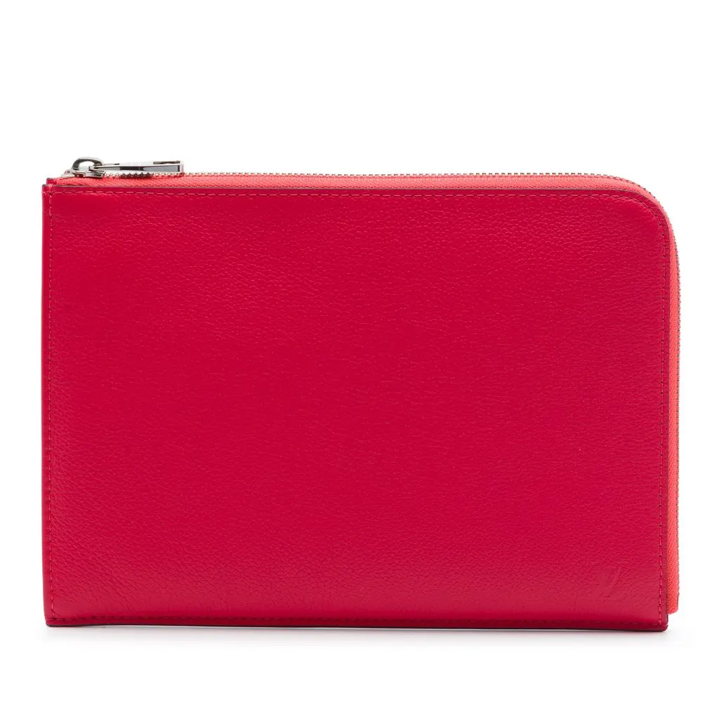 Louis Vuitton Taurillon Pochette Jour PM Red Leather Very good - Front View