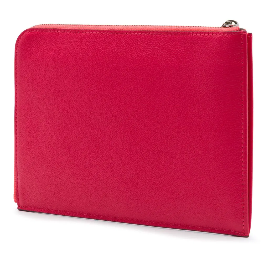 Louis Vuitton Taurillon Pochette Jour PM Red Leather Very good - Back View