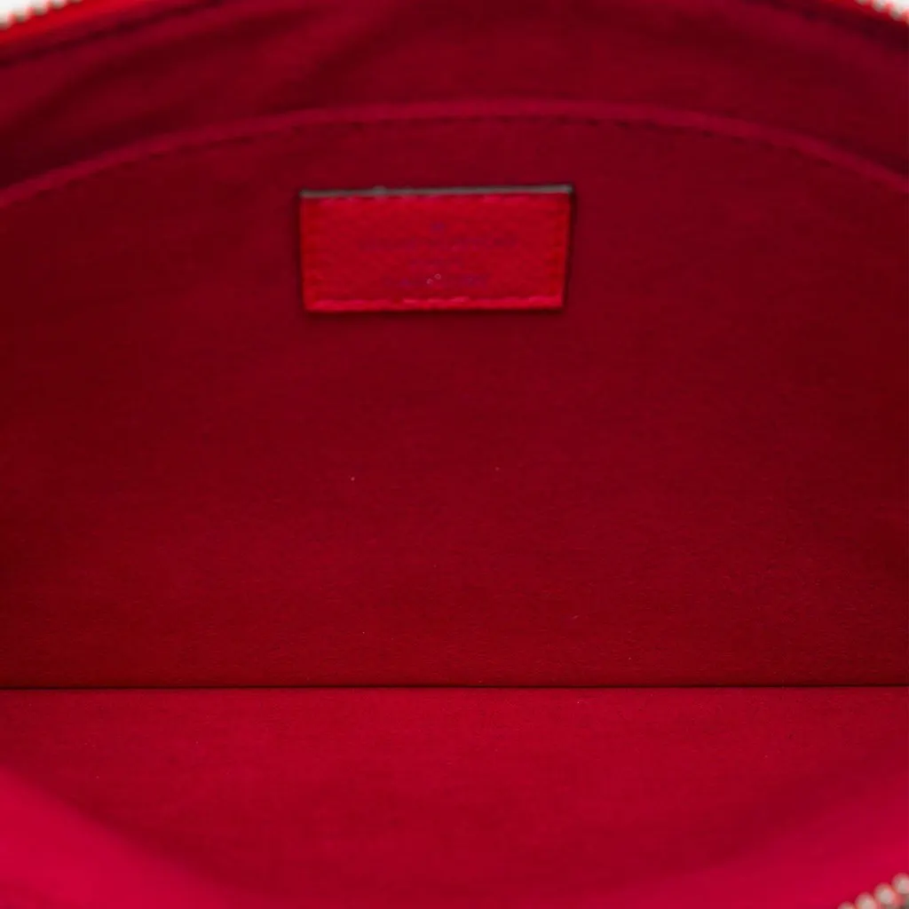 Louis Vuitton Taurillon Pochette Jour PM Red Leather Very good - Model View