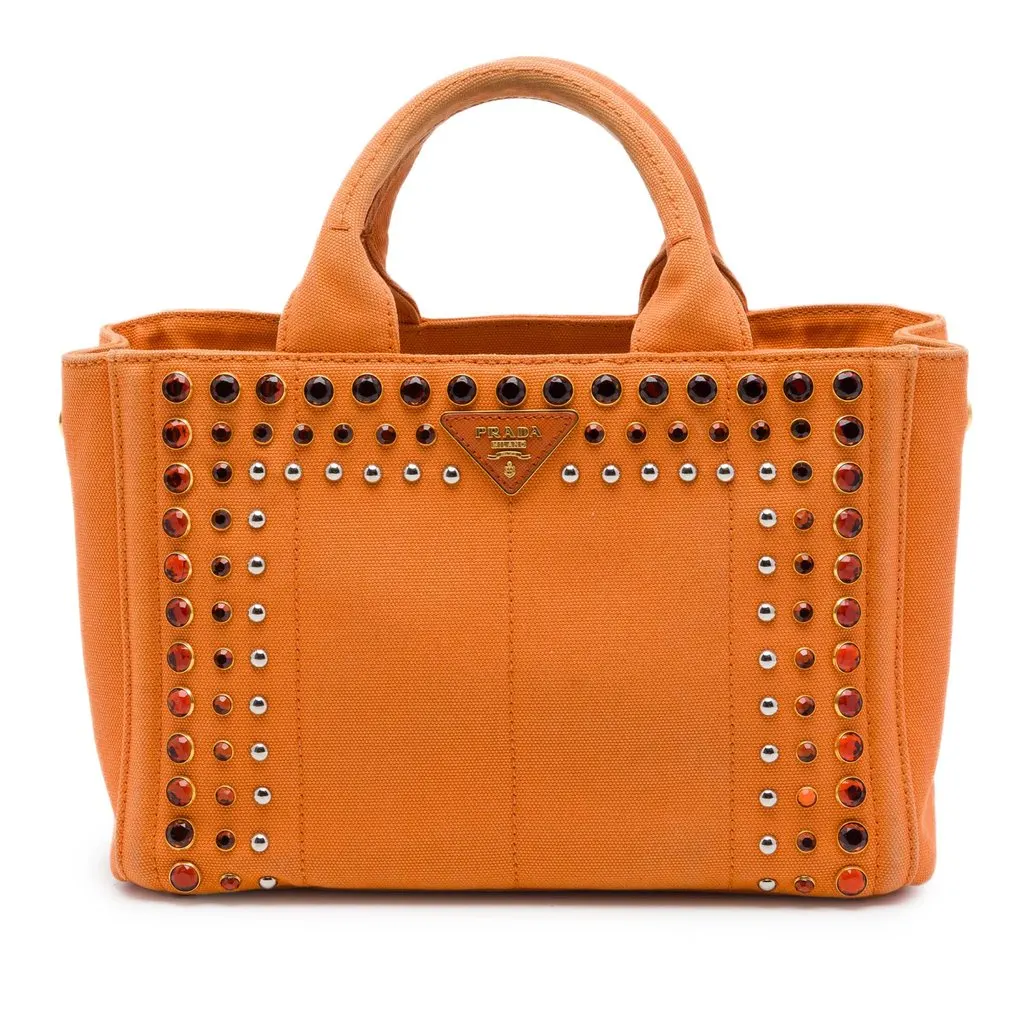 Prada صغيرة قماش Canapa Bijoux حقيبة ساتشيل