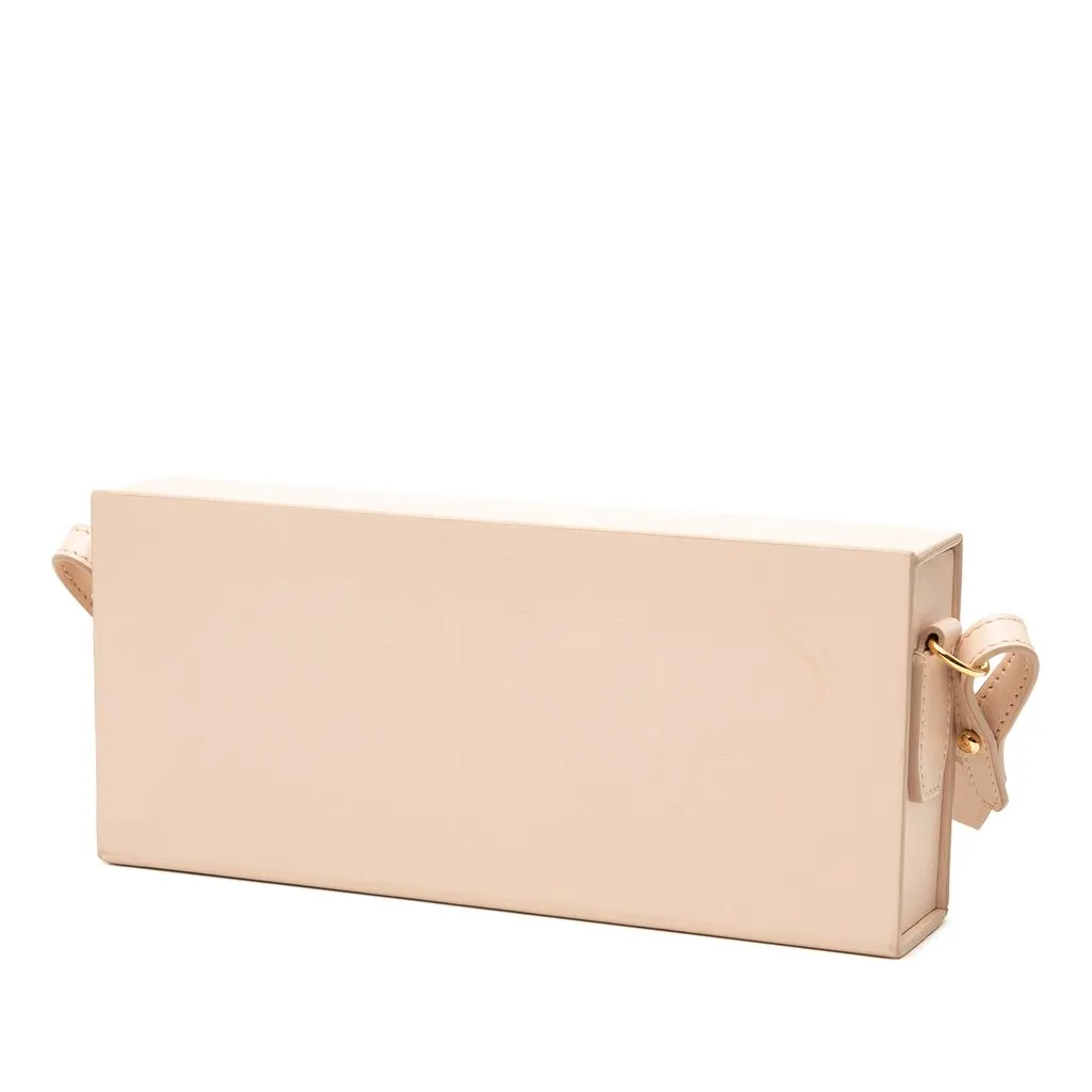 Fendi Leather Horizontal Box Crossbody Pink Leather Very good - Back View