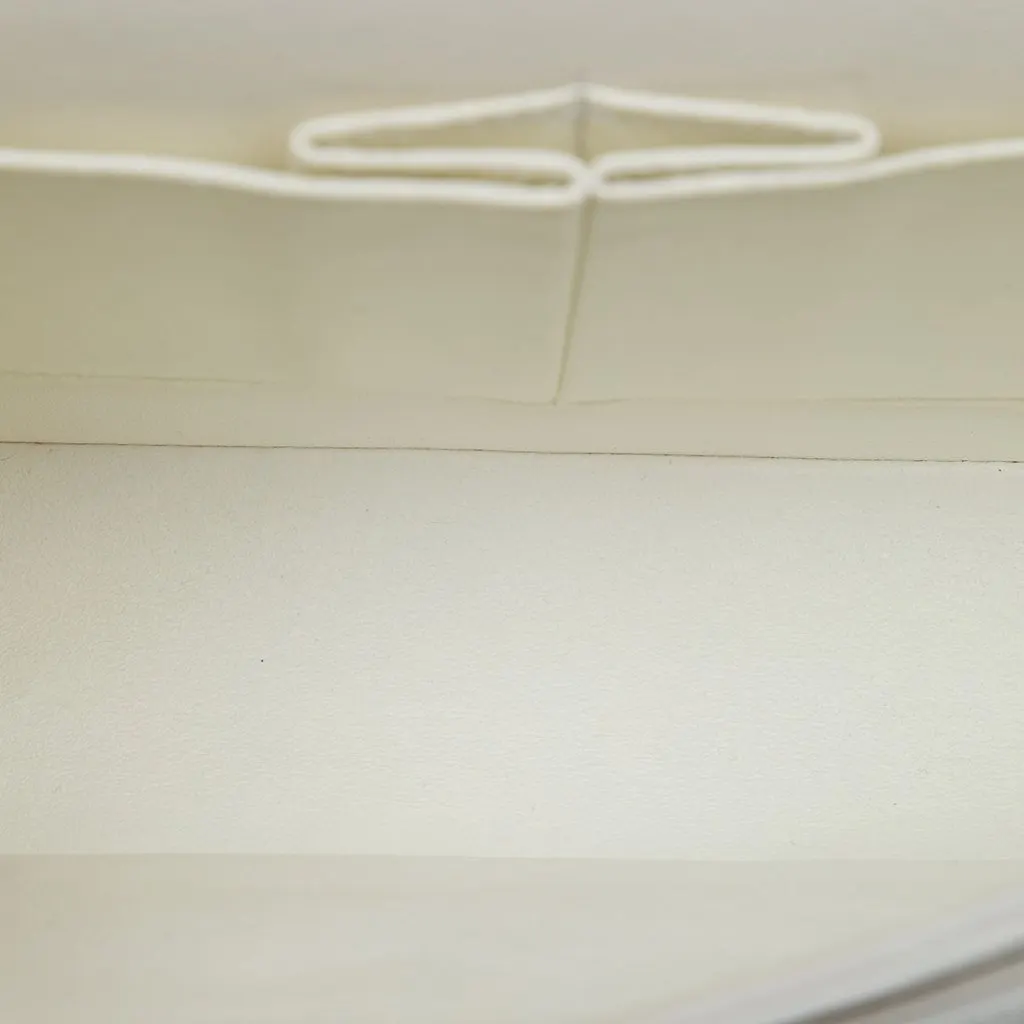 Chanel Medium Classic Caviar Double Flap White Leather Very good - Model View