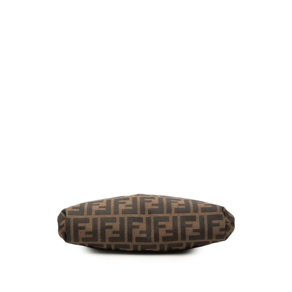 Fendi Small Zucca Canvas Shoulder Bag Brown Canvas Very good - Inside View