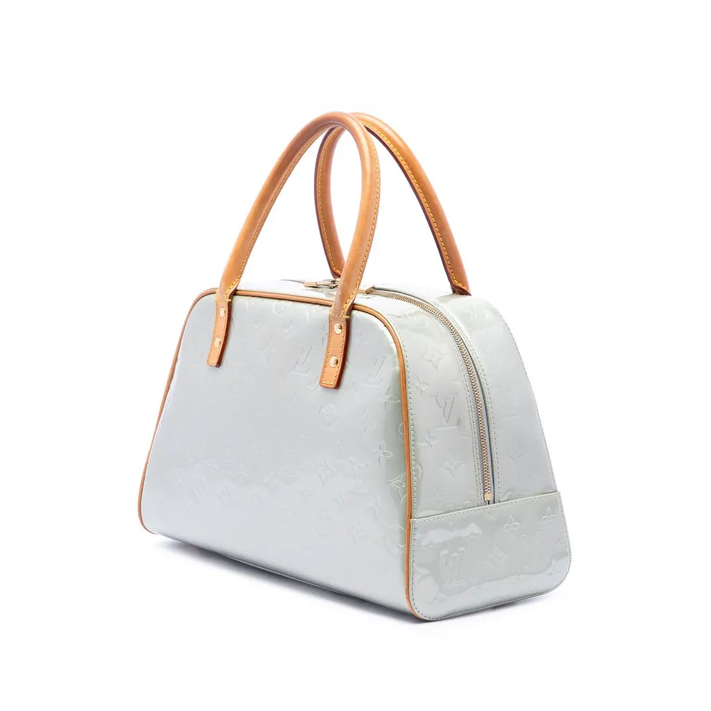 Louis Vuitton Monogram Vernis Tompkins Square Silver Leather Good - Back View